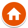 An orange circle showcasing a house that symbolizes the Interior Architecture Major on the map 